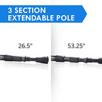 Hiking Poles - Lightweight Aluminum Trekking Poles with Twist Lock System and Anti-Shock Springs