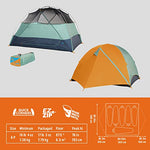 Kelty Wireless 2-Person Freestanding Camping Tent - Easy Setup, Spacious Storage