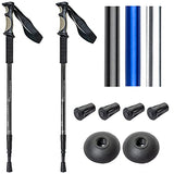 Hiking Poles - Lightweight Aluminum Trekking Poles with Twist Lock System and Anti-Shock Springs