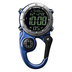 Digital Backpacker Clip Watch