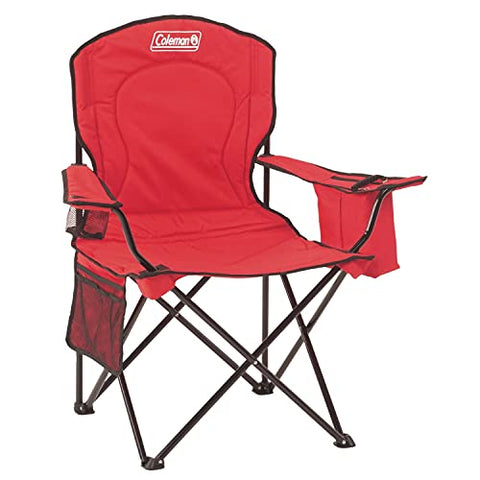 Coleman Portable Camping Chair - Ultimate Comfort with Built-in Cooler