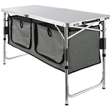 VEVOR Portable Camping Kitchen Table - Durable, Adjustable, and Easy Setup Outdoor Cooking Station