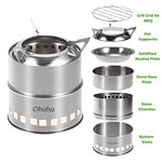 Ohuhu Camping Stove - Portable and Versatile Stainless Steel Backpacking Stove