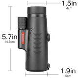 FEEMIC 8x42 High Power Waterproof Monocular Scope - Your Perfect Outdoor Adventure Companion