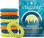 Cliganic Natural Mosquito Repellent Bracelets - DEET-Free, Kid Safe, and Long-Lasting Protection