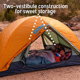 Kelty Wireless 2-Person Freestanding Camping Tent - Easy Setup, Spacious Storage