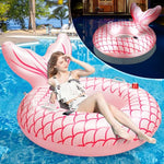 Sinbyuer Mermaid Solar-Powered Pool Float - Magical Mermaid Pool Lounger