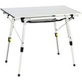 PORTAL Adjustable Height Folding Camping Table - Compact, Lightweight, and Easy Setup Outdoor Table