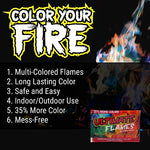 Ultimate Flames - Vibrant Rainbow-Colored Fire Packets