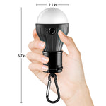 Portable LED Tent Light Bulb - Compact, Waterproof, Battery-Powered Camping Lantern