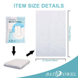 MuLing Disposable Cotton Bath Towels - Large, Eco-Friendly, and Convenient for Travel and Daily Use