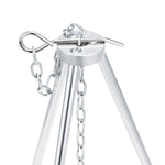 Compact Lightweight Aluminum Tripod w/Adjustable Hang Chain