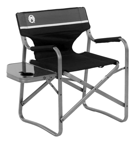 Coleman Aluminum Camping Chair with Flip-Up Side Table