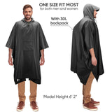 Hooded Rain Poncho