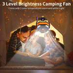 20000mAh Battery Powered Camping Fan