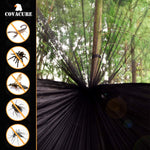 Covacure Double Camping Hammock with Mosquito Net - Lightweight and Durable