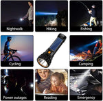 Solar/Rechargeable Multi Function 1000 Lumens LED Flashlight