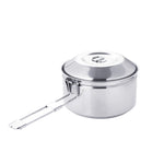 1.0 Liter Stainless Steel Camping Bowls with Locking Lid