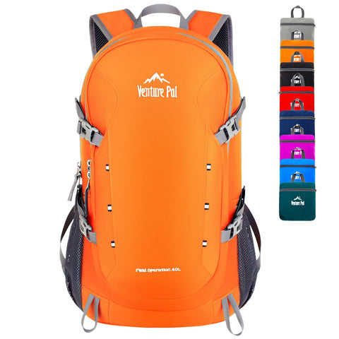 Venture Pal 40L Upgraded Waterproof Backpack - Lightweight, Durable, and Travel-Ready