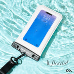 Waterproof Phone Pouch - IP68 Certified Floating Case for Phones up to 6.7 inches, Sand Dollar