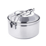 1.0 Liter Stainless Steel Camping Bowls with Locking Lid