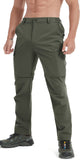 Mens Hiking Convertible Pants Waterproof Lightweight Quick Dry