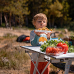 PORTAL Adjustable Height Folding Camping Table - Compact, Lightweight, and Easy Setup Outdoor Table