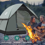 Kejector Camping Tent for 2-3 Persons - Easy Setup, Durable Construction, and Sun Protection