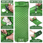 WANNTS Ultralight Inflatable Sleeping Pad - Ultimate Comfort for Camping and Hiking