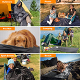 Waterproof & Windproof Sports Fleece Blanket - Versatile Outdoor Comfort and Protection