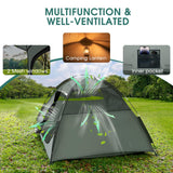 Kejector Camping Tent for 2-3 Persons - Easy Setup, Durable Construction, and Sun Protection