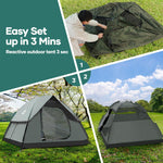 Kejector Camping Tent for 2-3 Persons - Easy Setup, Durable Construction, and Sun Protection