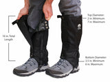 Waterproof Adjustable Leg Gaiters: for Hiking in Mud, Sand, and Snow