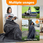 Waterproof & Windproof Sports Fleece Blanket - Versatile Outdoor Comfort and Protection