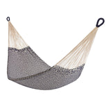 Yellow Leaf Handwoven Cotton Rope Hammock - Luxurious Comfort with Social Impact