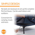 K&H Pet Cot House - Comfortable, Portable Shelter for Your Pet