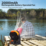 20000mAh Battery Powered Camping Fan