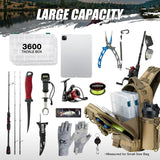 Fishing Tackle  Backpack with Rod & Gear Holder