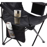 Coleman Camping Chair with Built-In 4-Can Cooler - Comfortable Outdoor Chair with Cold Drink Storage