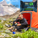 COMBAT WIPES ACTIVE - Heavy Duty Biodegradable Wet Wipes for Outdoor Adventures