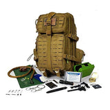 Tactical Backpack + Hydration Bladder with Emergency Tools & Survival Gear