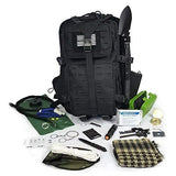 Tactical Backpack + Hydration Bladder with Emergency Tools & Survival Gear