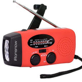 Solar Emergency Dynamo Hand Crank - Radio, Flashlight, Phone Charger