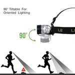 LED Headlamp Flashlight