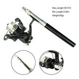 38 Inch Mini Pocket Fishing Rod and Reel