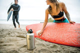 Wide Mouth Single Wall Stainless Steel Water Bottle with Leak Proof Stainless Steel Interior Cap