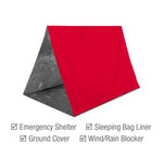 Swiss Safe Emergency Mylar Thermal Blankets (4-Pack)