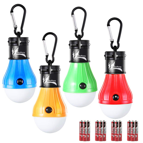 Battery Operated Hanging Tent Light Bulbs