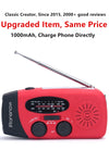 Solar Emergency Dynamo Hand Crank - Radio, Flashlight, Phone Charger