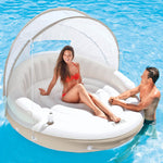 Inflatable Island Lounge with Canopy